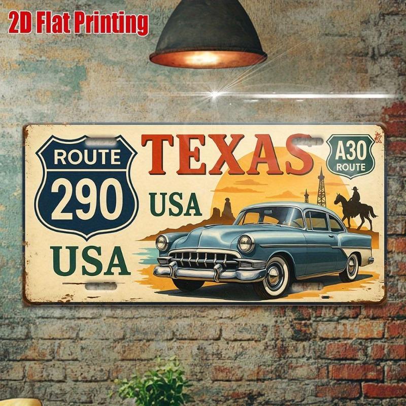 Metal Wall Sign Home Decor 15x30cm