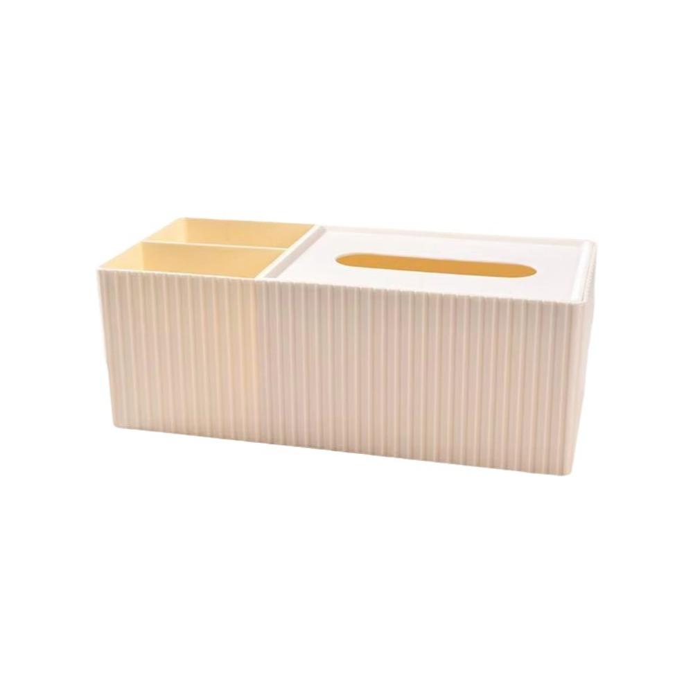 3 Compartments Napkin Holder Removable Lid Desktop Organizer Modern Tissue Dispenser  Bedroom