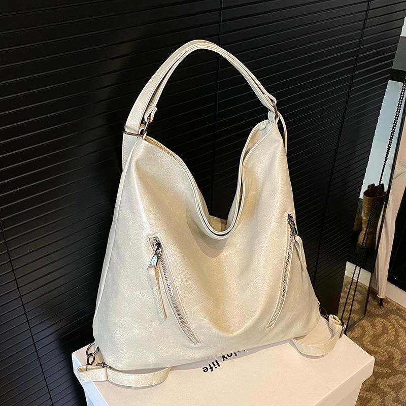 Taschen Damen Großes Fassungsvermögen Trend Bucket Bags Lässige Rucksäcke Schlichte Damen Vielseitige Einzelne Schulter Schräg Umhängetaschen Damen