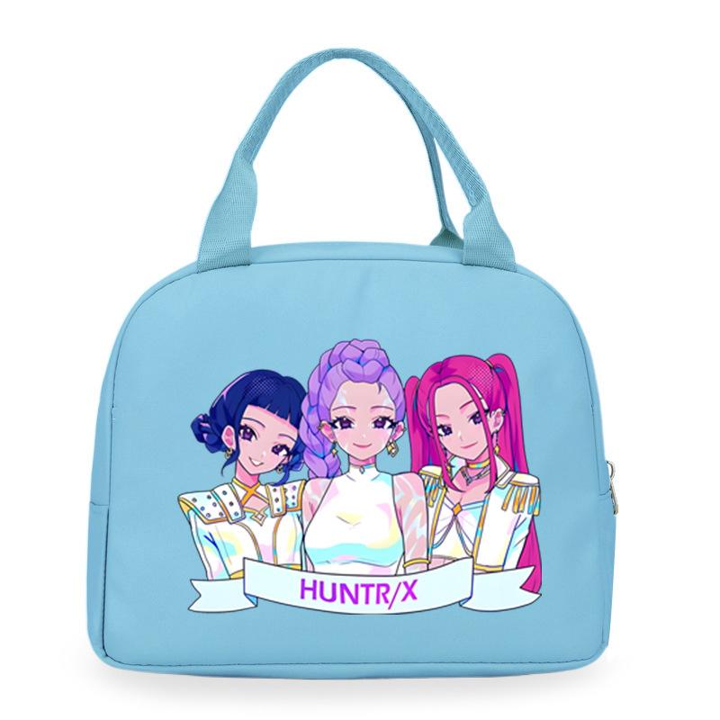 Cartoon Animation Academy Meal Bag Student Thermal Insulation Lunch Box Bag Office Workers Handheld Bento Bag