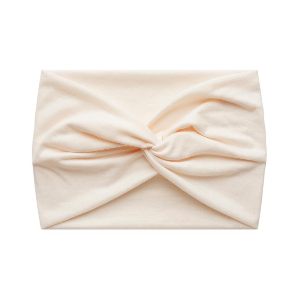 Faixa de Cabelo Esportiva Elástica Cruzada Cor Sólida Versão Larga 18cm Feminina Antiperspirante Absorvente de Suor Acessórios de Cabelo