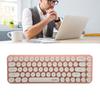 Wireless Keyboard Mouse Combo   Portable Retro Silent 2.4G Wireless 68 Keys   Keyboard Mouse Set