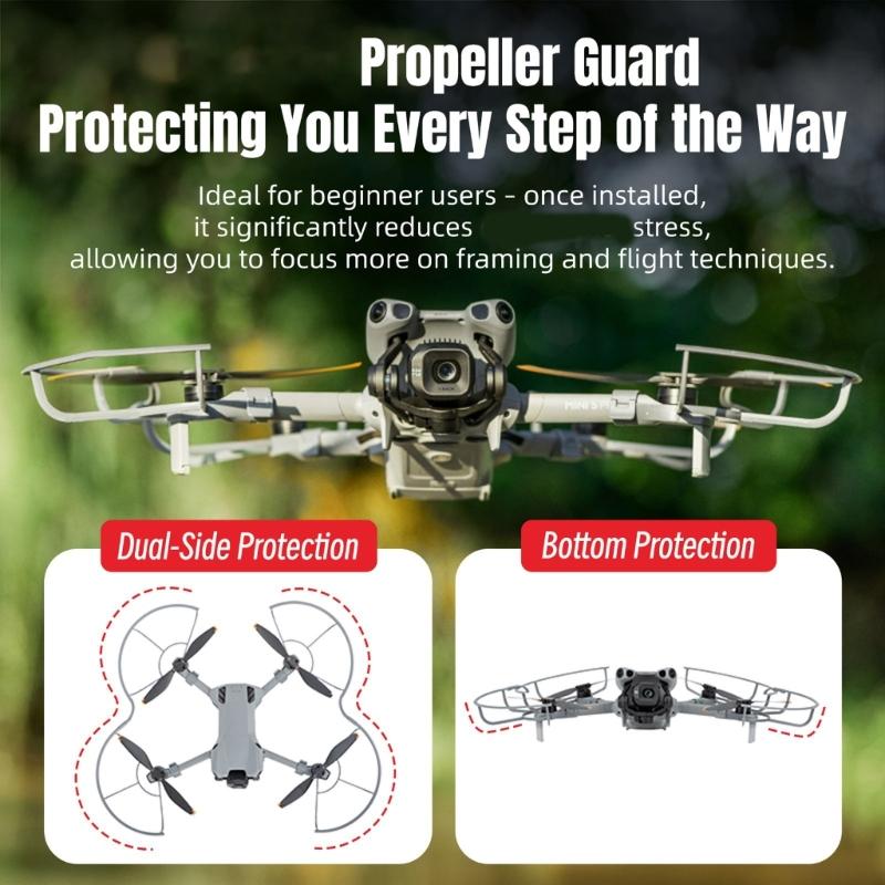 Effortless Assembly Propeller Shielding Cover for Drones Featuring Snap On Mechanism for Rapid Installation Without Tools