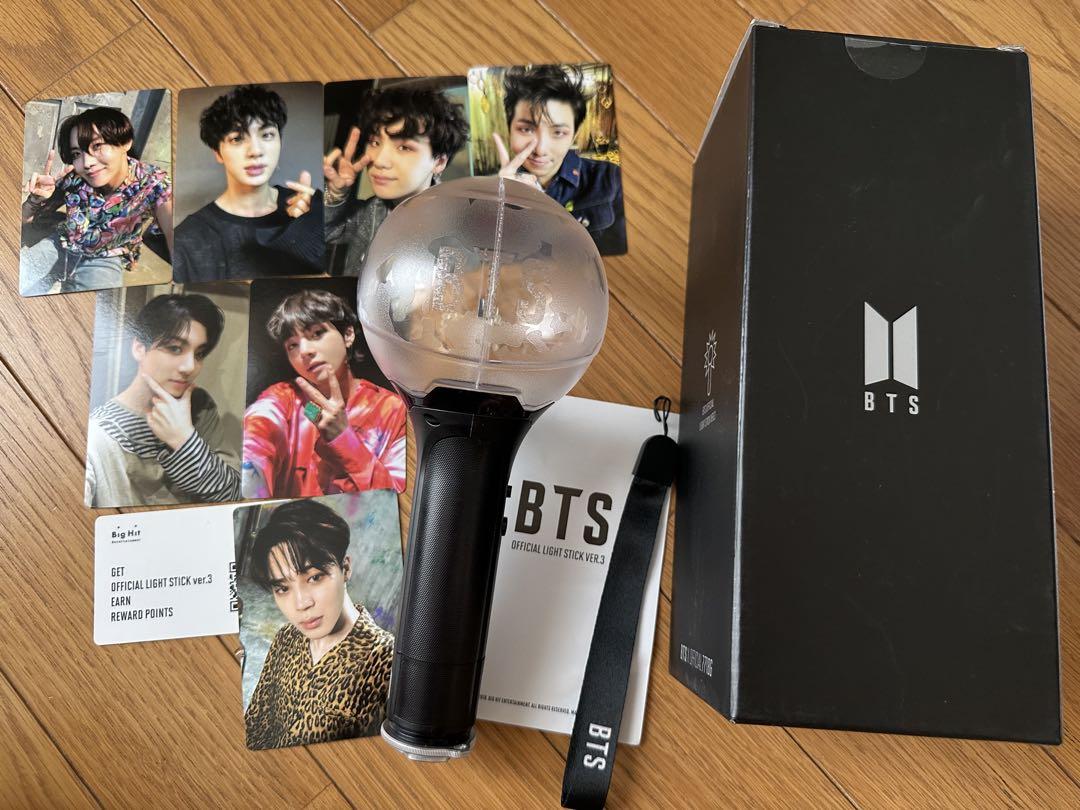 

[Б/У] Официальный лайтстик BTS Вер.. 3 с фотокарточкой