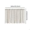 Curtain Valance for Kitchen , Short Design with Blackout Option and Rod Pocket