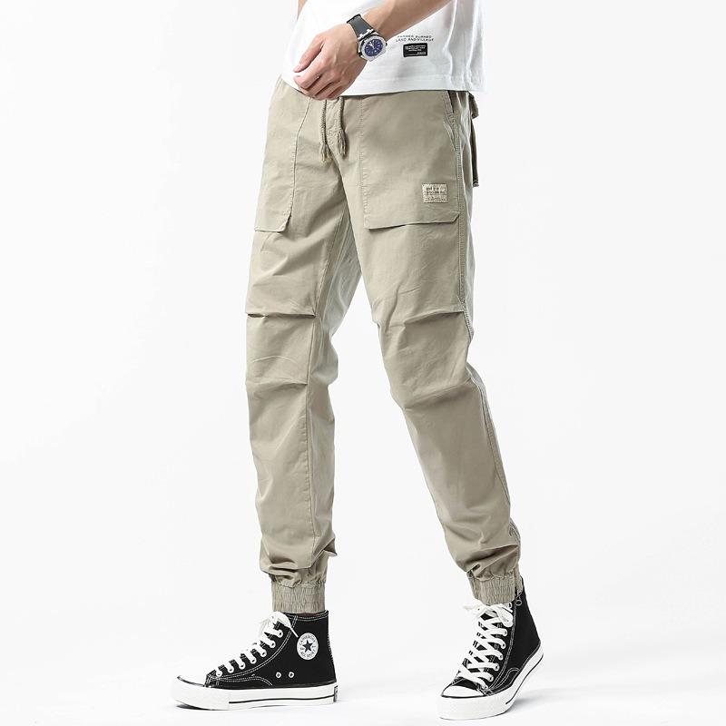 

Overalls High Street Loose Men s Casual Pants Men s Pants Premium Trendy Brand Trousers Men s Outdoor Sports Men s Pants 38 легкие хаки