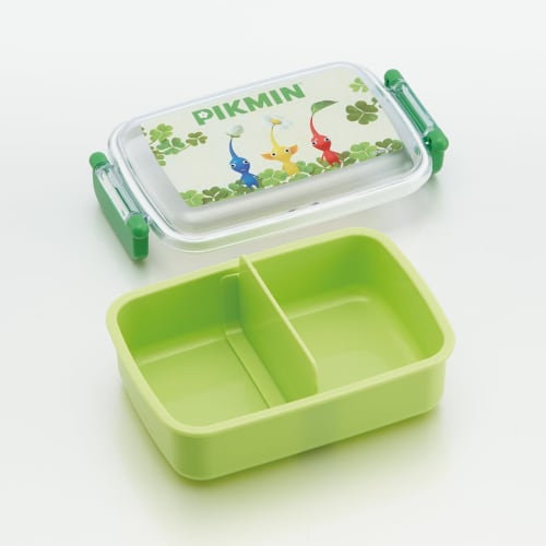 Skater Children's Lunch Box, 450ml, with a Soft Dome-Shaped Lid, Single Tier, Made In Japan, Pikmin Design, for Boys and Girls (RBF3ANAG-A)