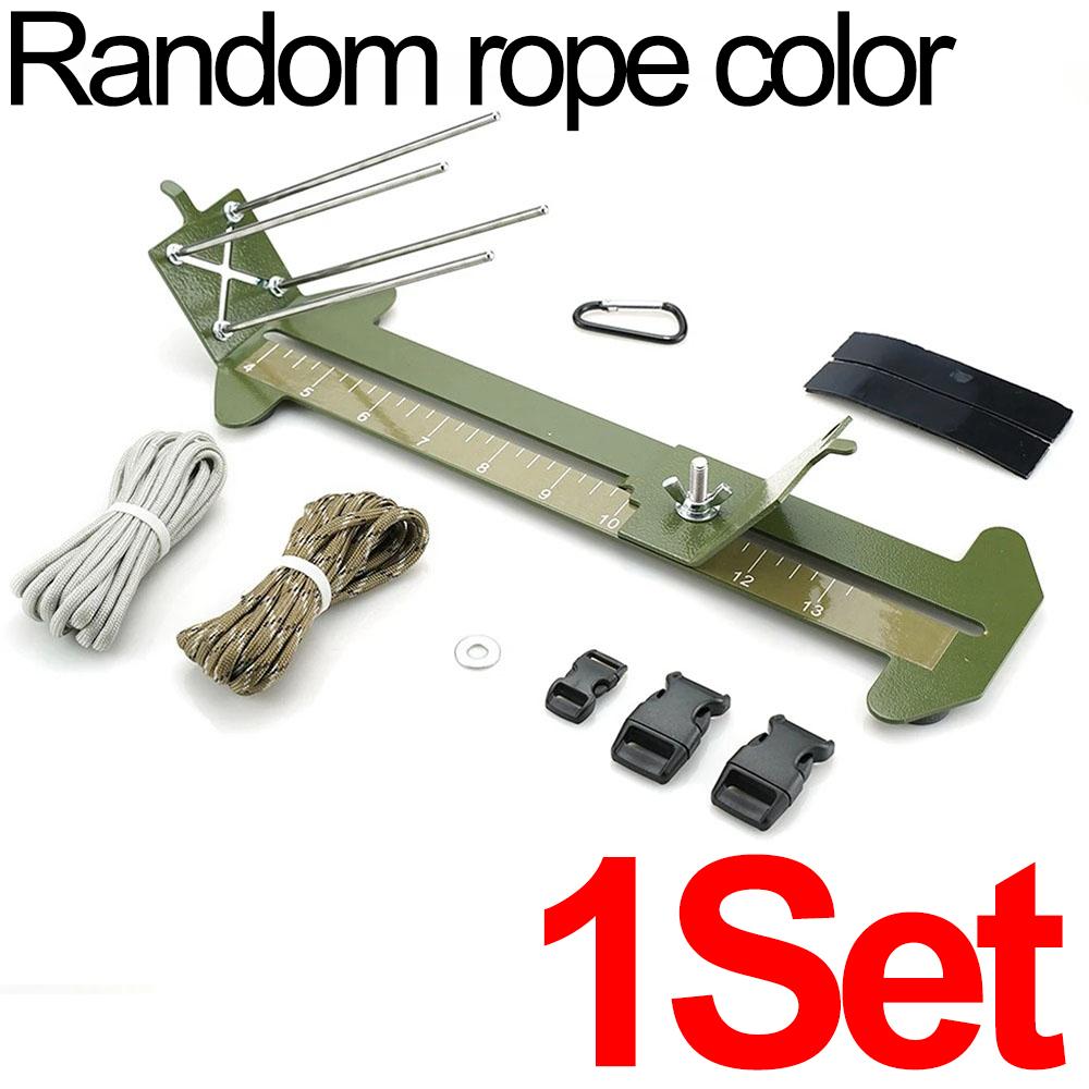 DIY Handmade Bracelet Tool with Monkey Fist Jig Paracord Bracelet Maker for Easy Weaving Crafting Projects for Beginners 1Set армия зеленый