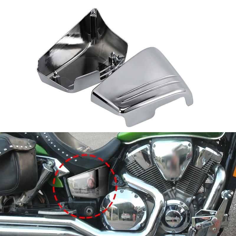 

Motorcycle ABS Plastic Battery Side Cover Fairing Chrome For Honda VTX 1800 C/Custom Models 2002-2004 2006-2008