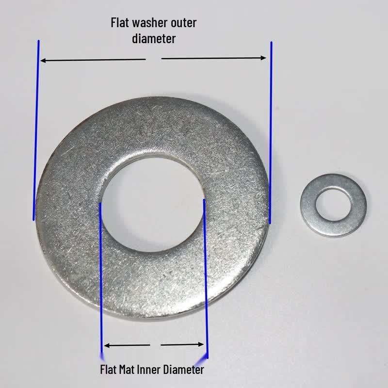 Thickened Galvanized Carbon Steel Flat Washer