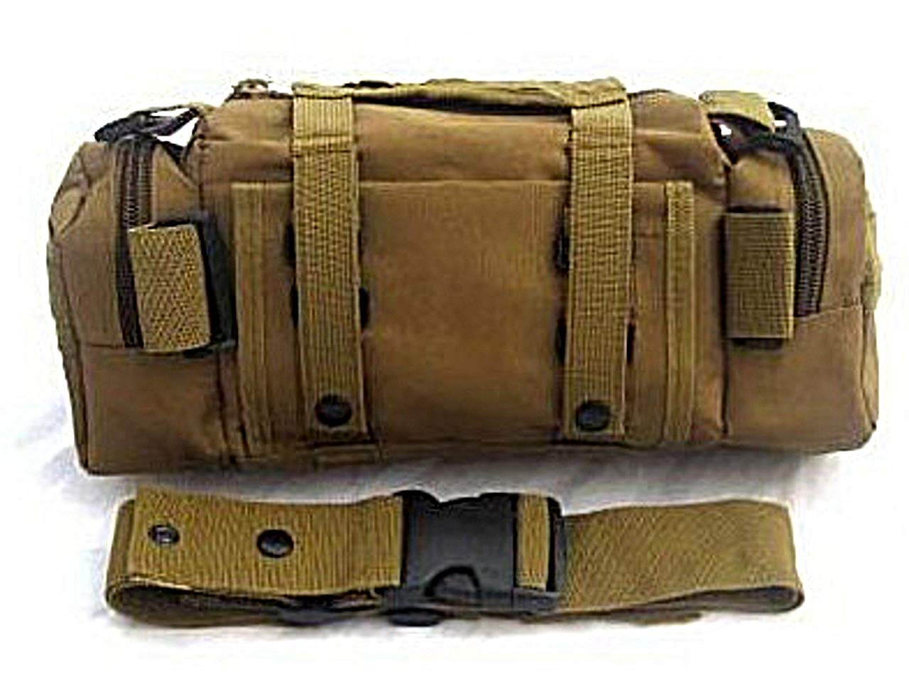 

Spring Swallow Multifunctional Bag with Molle Body Shoulder Durable Waist Crossbody Perfect for Survival and Khaki 3-Way Belt, Pouch, Bag, Bag,