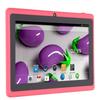 7in Tablet PC Quad Core CPU Eye Protection Kids Tablet with 8GB ROM Support WiFi Bluetooth Dual Camera for Android Pink
