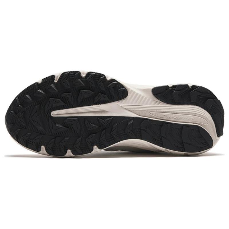 Anta AT955 Slip Resistant, Abrasion Resistant, Breathable Low Top Casual Running Shoes Women's Beige Black Sneakers 922345598-1