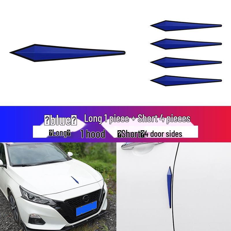 Car Anti-Collision and Scratch Protection Strips for Door, Mirror, Hood, and Bumper