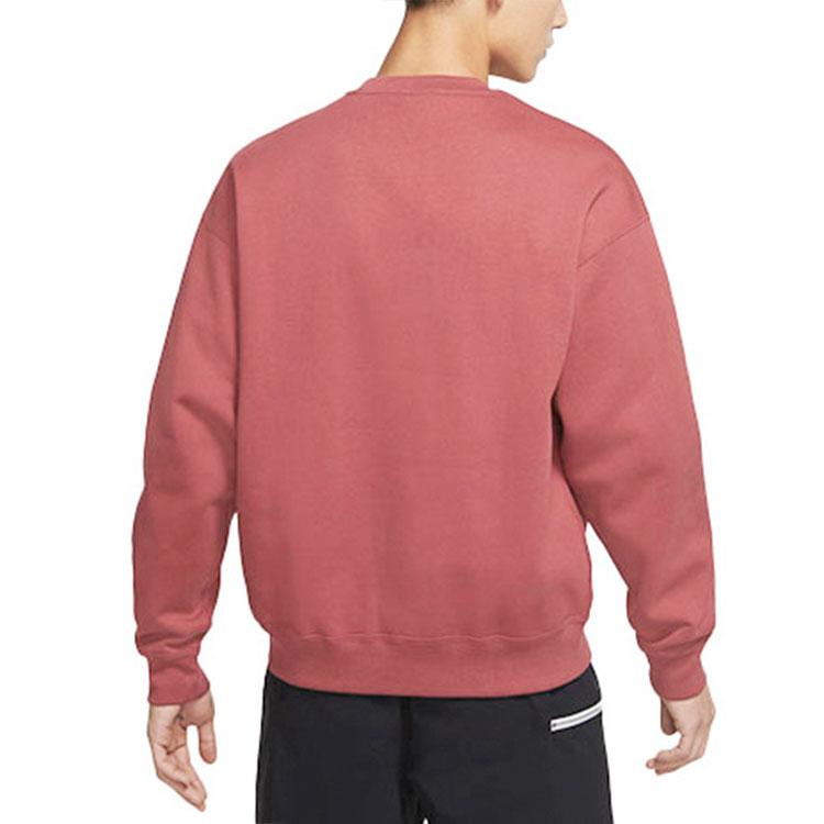 Nike Sweatshirts Men's Red Crew Neck Moderate Regular DA0318-661