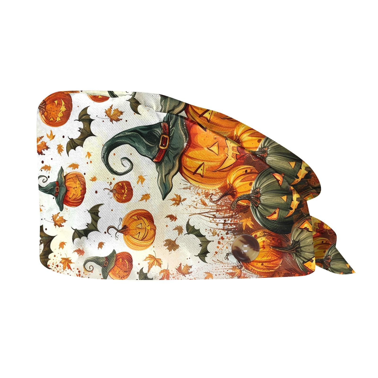 

Модная шляпа для работы на Хэллоуин с принтом Повседневная кепка с сумкой One Size белый