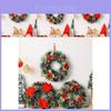 Festive Christmas Decoration Wreath With Vibrant Red Bow And Pine Cone Accents For Home Atmosphere