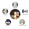 Visual LED Timer Quiet Rechargeable Hourglass For Kitchen Study Office With 600mAh Battery