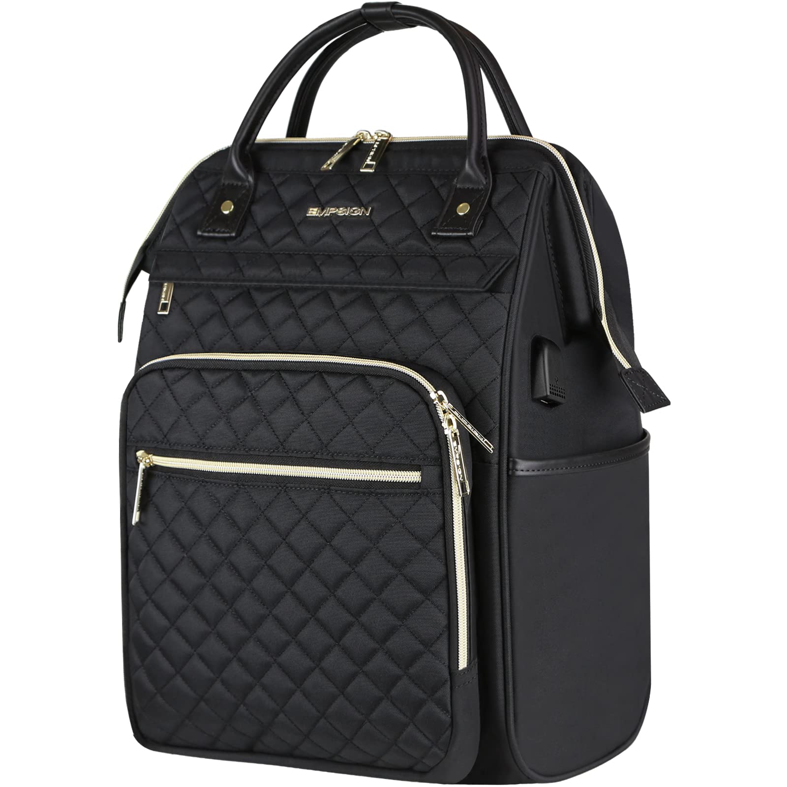 

17-дюймовий рюкзак для ноутбука для жінок чоловіків робоча сумка для ноутбука великої місткості з USB водонепроникні рюкзаки-гаманці сумки для вчителів медсестер для подорожей повсякденні рюкзаки для