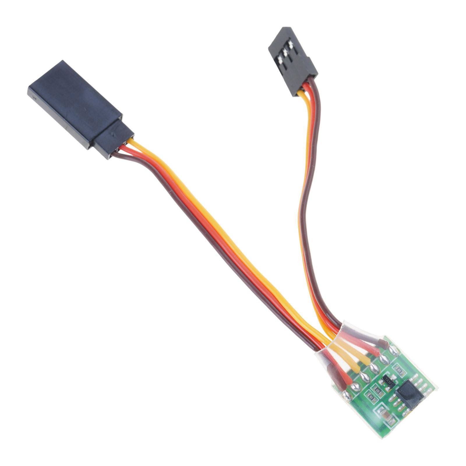 

1PC Universal 5-6V Servo Signal Reverser For RC Servo For Aeroplane- Aircraft V-Tail Low Pressure Board 1