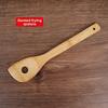 8pcs Natural Bamboo Spatula Spoon Long Handle Slotted Turner Non Stick Pan Spatula  Household