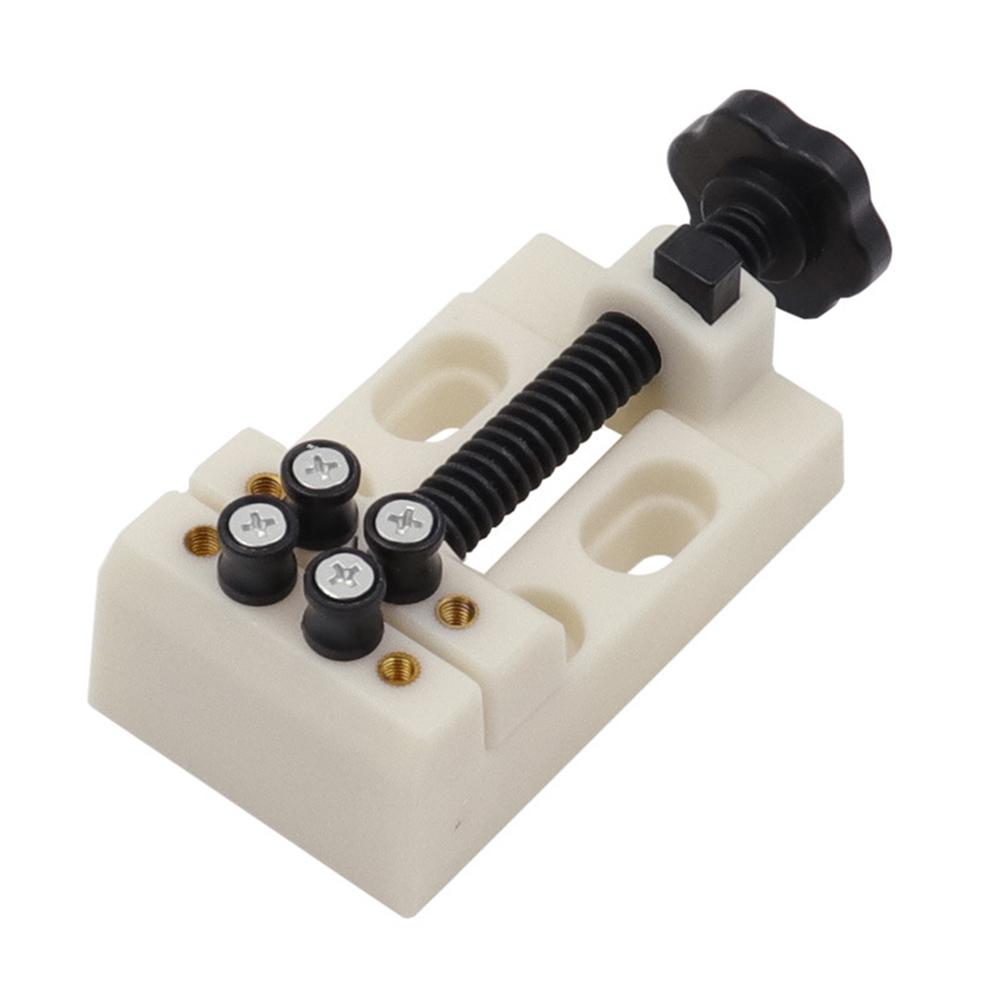Quick-Release Mini Bench Vise 8-Hole Universal Table Clamp DIY Jewelry Carving Tool for Woodworking Grinding Small Workpieces