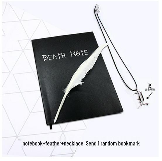 Anime Death Note Notebook & Quill Pen Set - Comic Exhibition Stationery