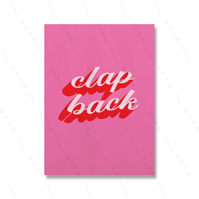 Fashion Modern Quote Typography Art Poster Print Patriarchy Pink Canvas Painting Room Home Decor Young Girl Female Dormitory