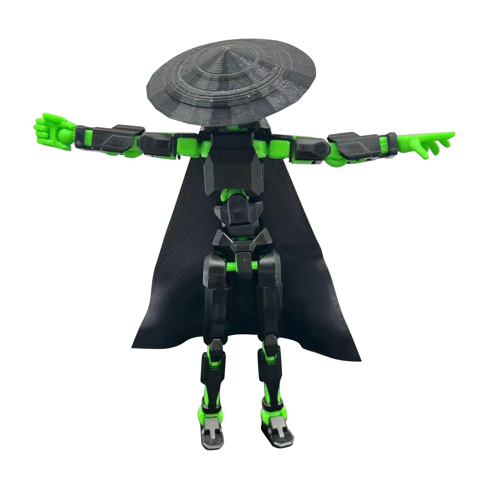 

Набор мобильных кукол, 3D-печатная мобильная кукла-робот Титан, подвижная мобильная кукла, подходит для коллекционеров, украшение рабочего стола One Size