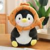 30/40cm Cartoon Penguin Plush Doll Pillow Turn Rabbit Dinosaur Unicorn Snapper Stuffed Animal Gift for Boys Girls