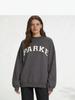2026 PARKE Unisex Cotton Embroidered Hoodie - Versatile Slim-Fit Long Sleeve