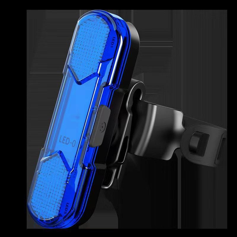 Lampă LED Impermeabilă pentru Bicicletă Reîncărcabilă prin USB Lampă de Siguranță Avertizor Spate Bicicletă Lampă Bicicletă Accesorii Bicicletă