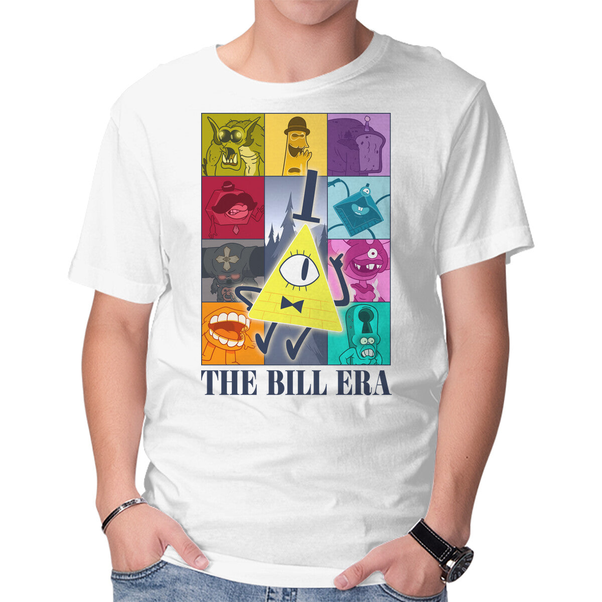 Unisex Crew Neck T-Shirt The Bill Era Graphic Short Sleeve Casual Tee S