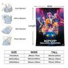 K-POP Demon Hunters Flannel Throw Blanket Huntrix Tiger Soft Warm Sofa Bed Cover Travel Camping Home Leisure for Girls Fans Gift