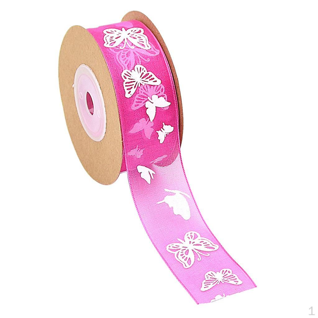 

10 м лента-бабочка из атласной ткани для подарка на свадьбу