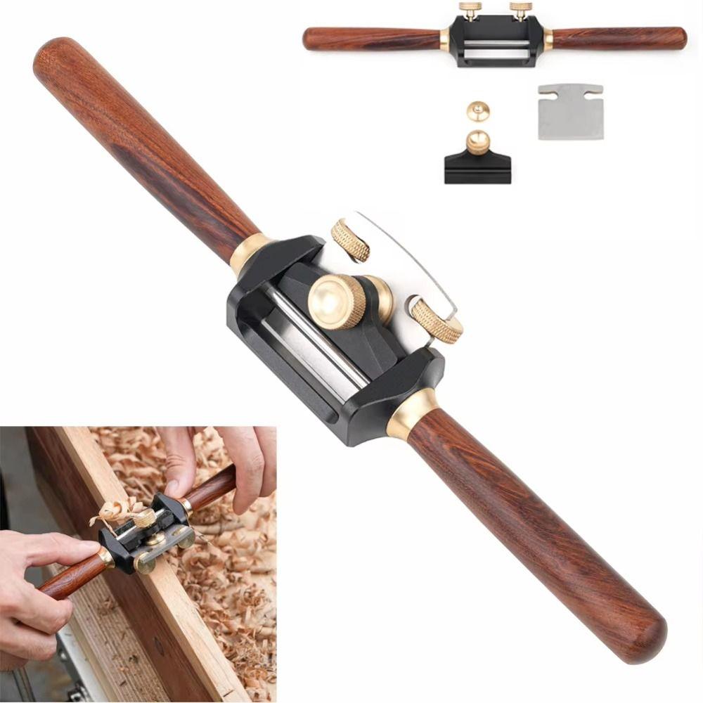 Aluminum Alloy Mini Planer Tool Sharp Durable Hand Planer Flat Base Planer Precision Scraper Adjustable Planer Graining