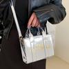 Women Luxury Designer Handbag Fashion Patent Leather Tote Bag Large Capacity Satchel Purse for Outdoor Travel Work Shopping