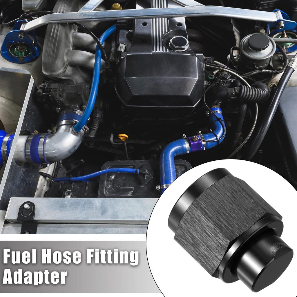 X AUTOHAUX 8AN Female Thread Flare Cap Block Off Tube Fitting Plug Adapter Fuel