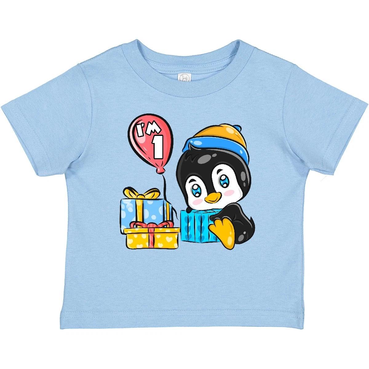 Inktastic Penguin 1st Birthday Baby T-Shirt First Cute Adorable Infant Tees 120
