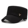 Hat Solid Color Flat Top Hat Spring and Autumn Fashion Short Brim Visor Cap Cap Casual Hat Versatile