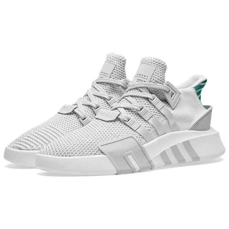 adidas Originals Eqt Bask Adv J Dämpfung Abriebfest Gleichgewicht Mittelhoch Kinder Lifestyle Schuhe Grau Grün Jugendliche CQ2362