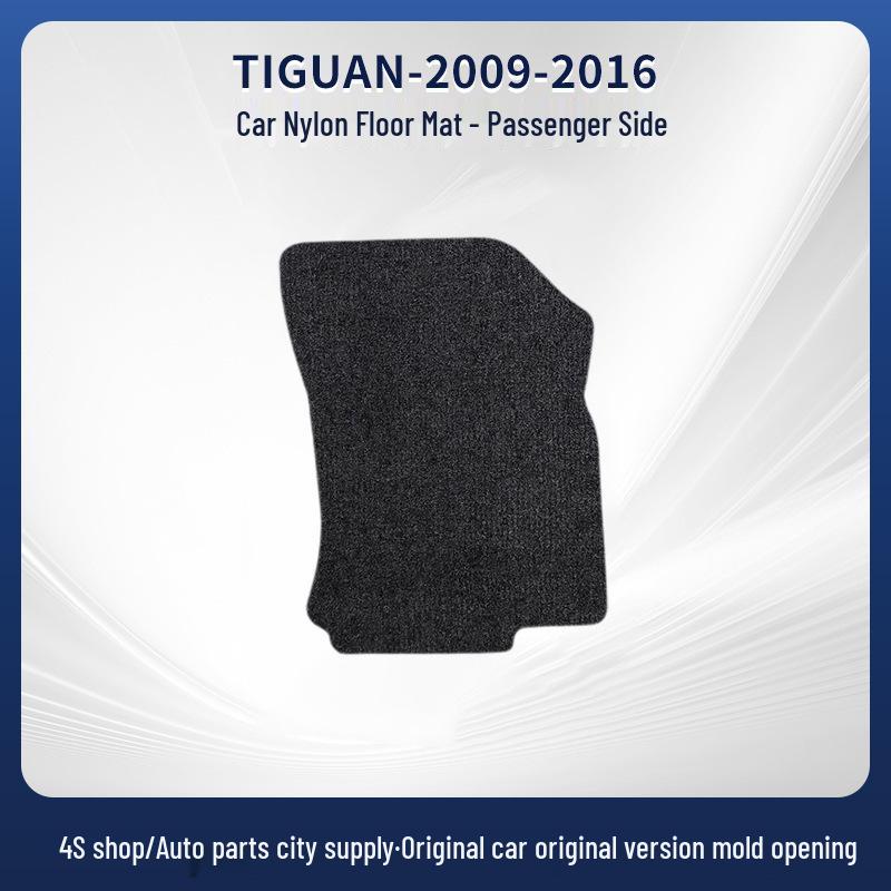 Black Nylon Floor Mats for Volkswagen Tiguan 2009-2016