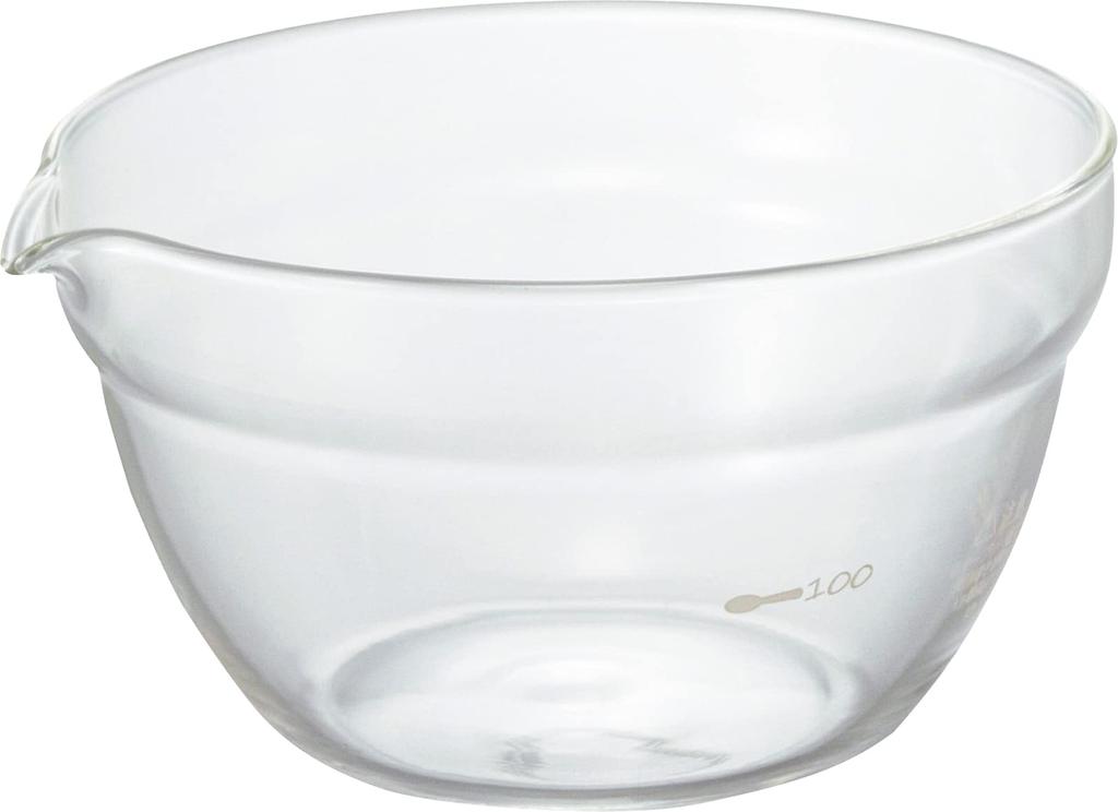 HARIO Glass Katakuchi Made in Set of Clear Heat-Resistant Bowls, 200ml, Japan, KB-20-BK, 6,