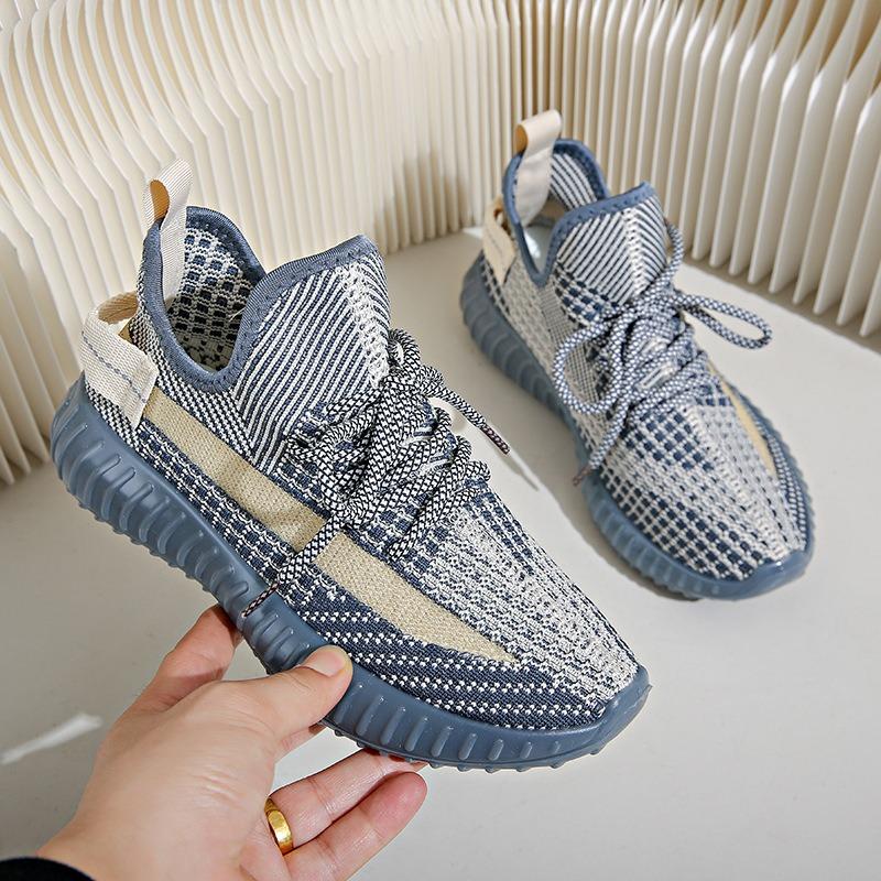 

Spring Woven Mesh Shoes Women s Shoes Summer Breathable Casual Shoes Sports Shoes Versatile Trendy Shoes 47 синій