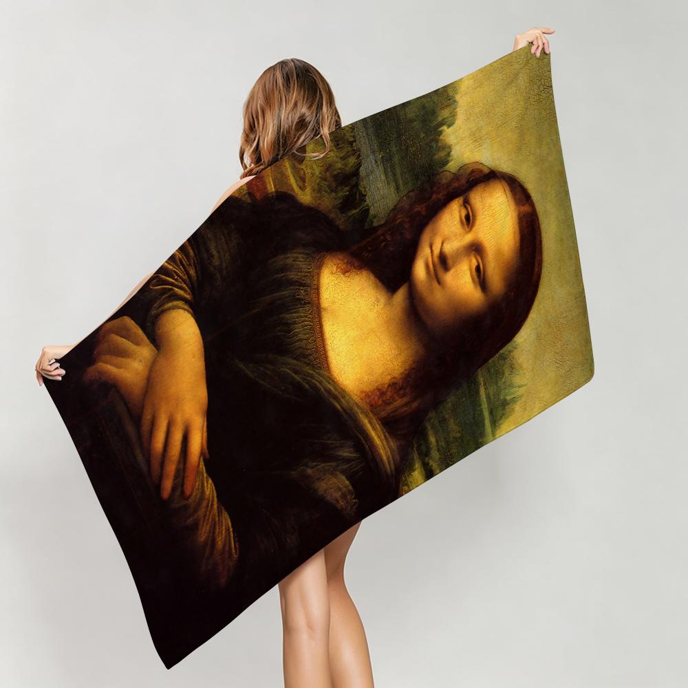 Brilliant L-Leonardo da VinciS Towel Five-Star Hotel Quality Eco-Friendly Ultra Soft Thick Towels & Beach Towels