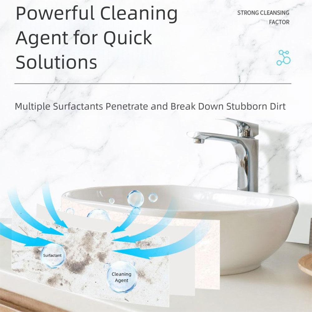 3pcs Anti-Limescale Foam Spray,100ml Bathroom Descaler Foam Cleaner Spray All Purpose Stubborn Stains Cleaner For Tiles Bathtubs