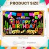 Birthday Celebration Banner Colorful Pattern Party Celebration Display Fiesta Birthday Banner Pinata Detail Banner