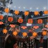 3 Meter Halloween Hanging Garland Honeycomb Paper Party Banner Spider Bat Decor  Horror Props
