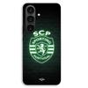 Hoesje Voor Samsung Galaxy S26 Plus SCP sporting portugal lichtgevend zwarte achtergrond Maniacase