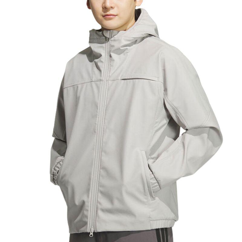 

Adidas Спортивная повседневная однотонная куртка с капюшоном и длинными рукавами для мужчин KG5179 2XL